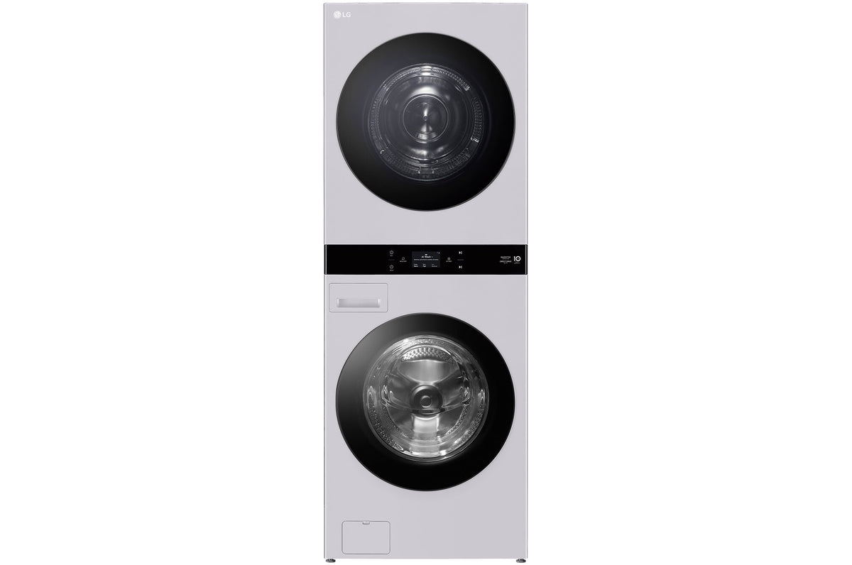 LG 19kg/10kg AI WashTower Stacked Washer Dryer Matte Grey WWT-1910GRX | Greater Sydney Only