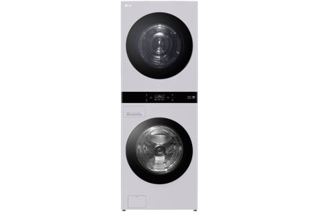 LG 19kg/10kg AI WashTower Stacked Washer Dryer Matte Grey WWT-1910GRX