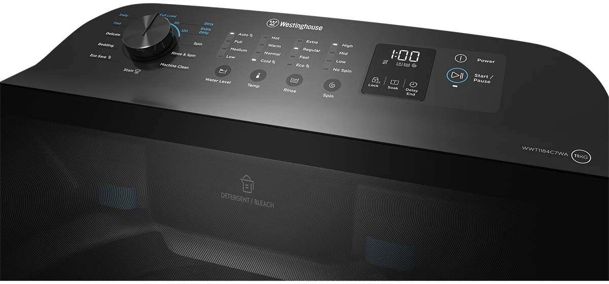 Westinghouse 11kg Top Load Washing Machine WWT1184C7WA | Greater Sydney Only