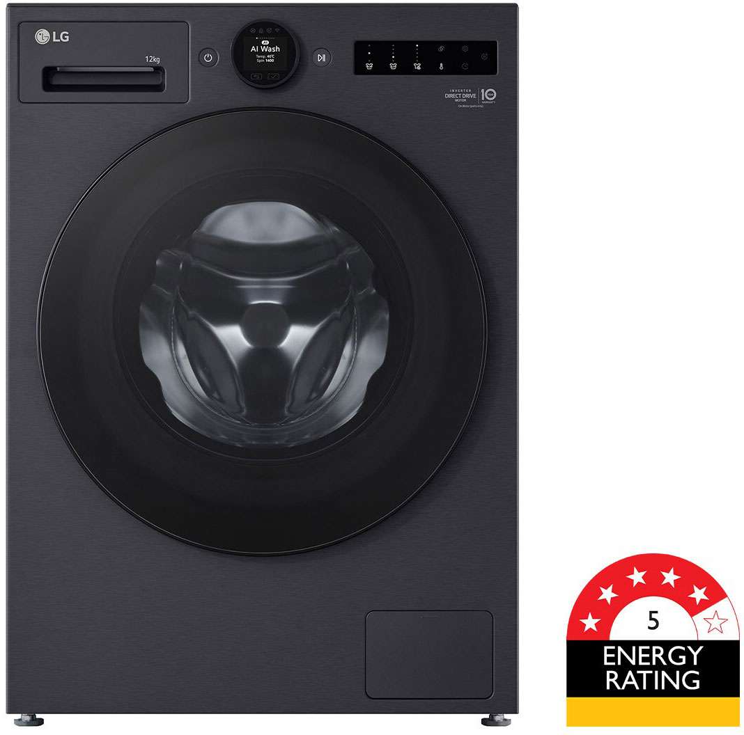 LG 12kg Series 10 Front Load Washing Machine WX10-1412MB | Greater Sydney Only