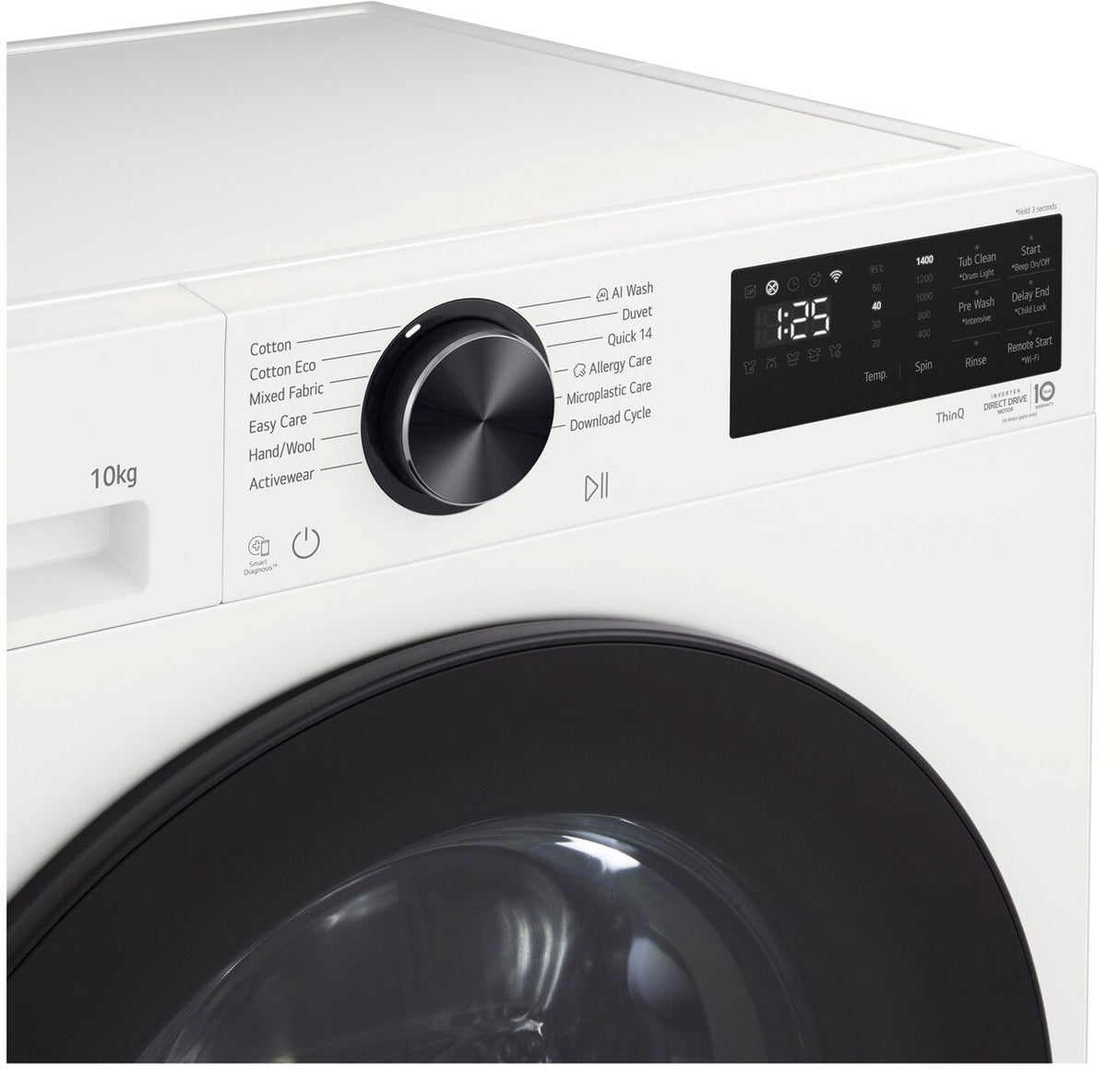 LG 10kg Series 3 Front Load Washing Machine WX3-1410W | Greater Sydney Only