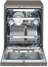 LG 60cm QuadWash Black Stainless Freestanding Dishwasher XD3A25BS
