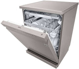 LG 60cm QuadWash Platinum Steel Freestanding Dishwasher XD4B15PS