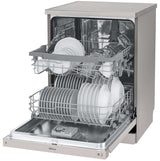 LG 60cm QuadWash Platinum Steel Freestanding Dishwasher XD5B14PS