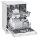 LG 60cm QuadWash White Freestanding Dishwasher XD5B14WH