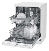 LG 60cm QuadWash White Freestanding Dishwasher XD5B14WH