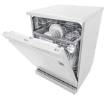 LG 60cm QuadWash White Freestanding Dishwasher XD5B14WH