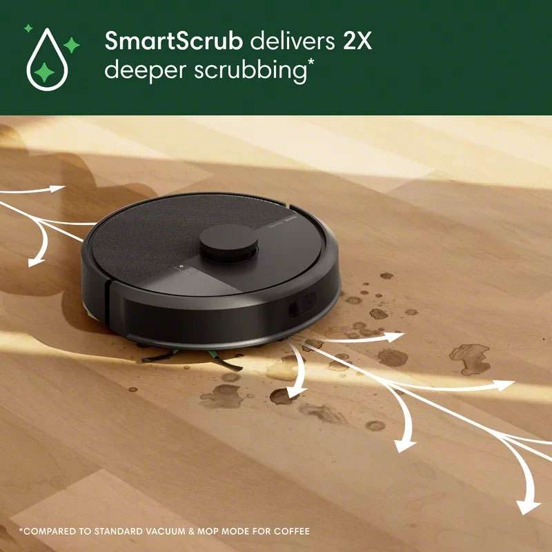 iRobot Roomba 105 Combo Robot Vacuum and Mop With AutoEmpty Dock Y351000