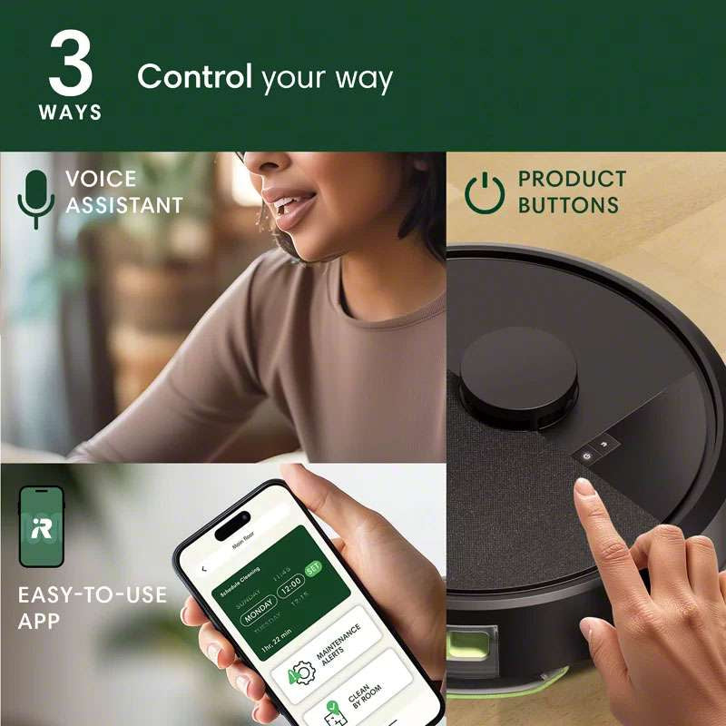 iRobot Roomba 105 Combo Robot Vacuum and Mop With AutoEmpty Dock Y351000